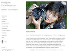 Tablet Screenshot of cornelia-lampart.ch